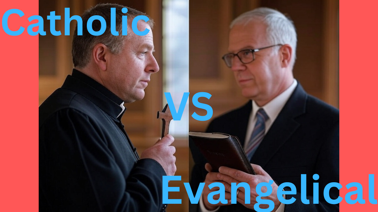 The differences between catholic and evangelical christian beliefs